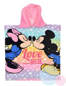 Pončo Minnie a Mickey , Barva - Ružová