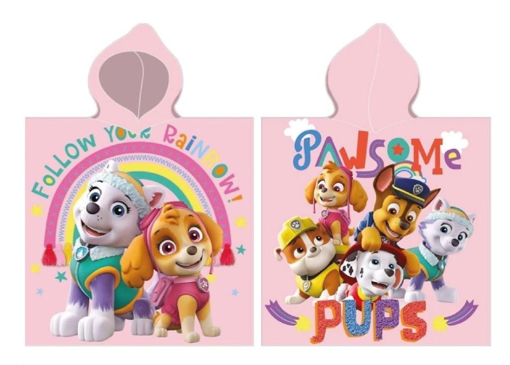 Pončo Paw Patrol pawsome