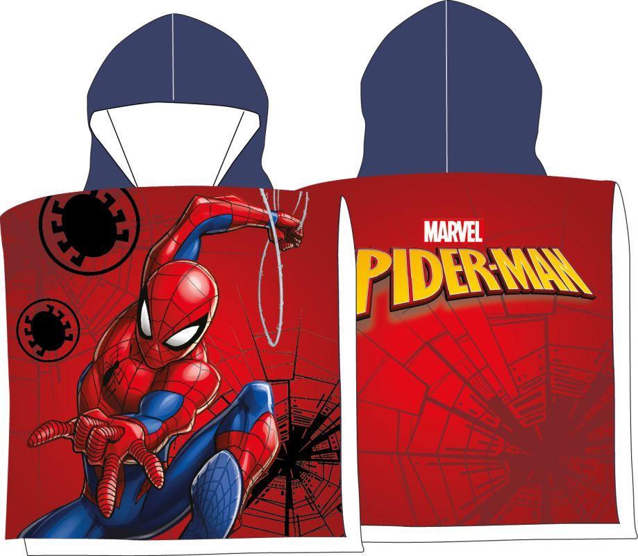 Pončo Spiderman red