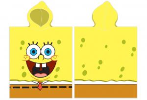 Pončo Sponge Bob Žlťoch , Rozměr textilu - 55x110