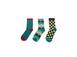 Ponožky 3 kusy , Velikost ponožky - 35-37 , Barva - Barevná