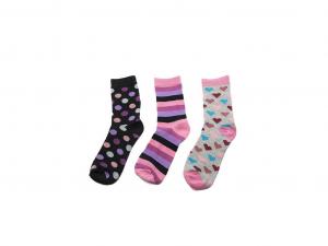 Ponožky 3ks , Velikost ponožky - 38-39 , Barva - Barevná