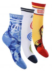 Ponožky Avengers 3ks , Velikost ponožky - 23-26 , Barva - Barevná