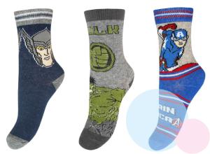 Ponožky Avengers 3ks , Barva - Barevná
