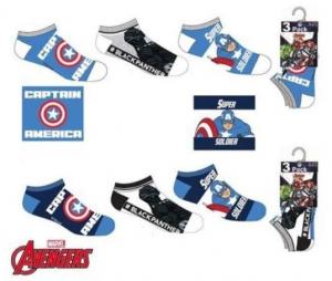 Ponožky Avengers 3ks , Barva - Barevná