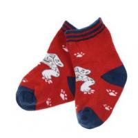 Ponožky Dalmatín , Velikost ponožky - 0-6 měsíců , Barva - Červená