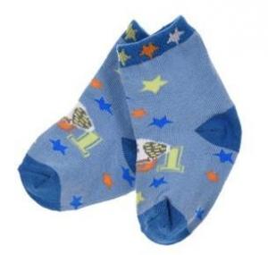 Ponožky Dalmatín , Velikost ponožky - 0-6 měsíců , Barva - Modrá