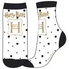 PONOŽKY HARRY POTTER , Velikost ponožky - 23-26 , Barva - Bielo-čierna