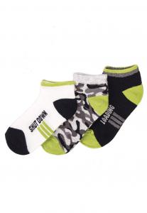 Ponožky členkové 3ks , Barva - Barevná