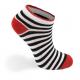 Ponožky členkové 3ks , Velikost ponožky - 27-30 , Barva - Barevná-2
