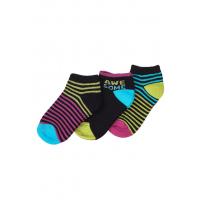 Ponožky členkové 3ks , Velikost - 122/128 , Barva - Barevná