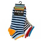 Ponožky členkové 3ks , Velikost ponožky - 27-30 , Barva - Barevná