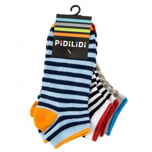 Ponožky členkové 3ks , Velikost ponožky - 27-30 , Barva - Barevná
