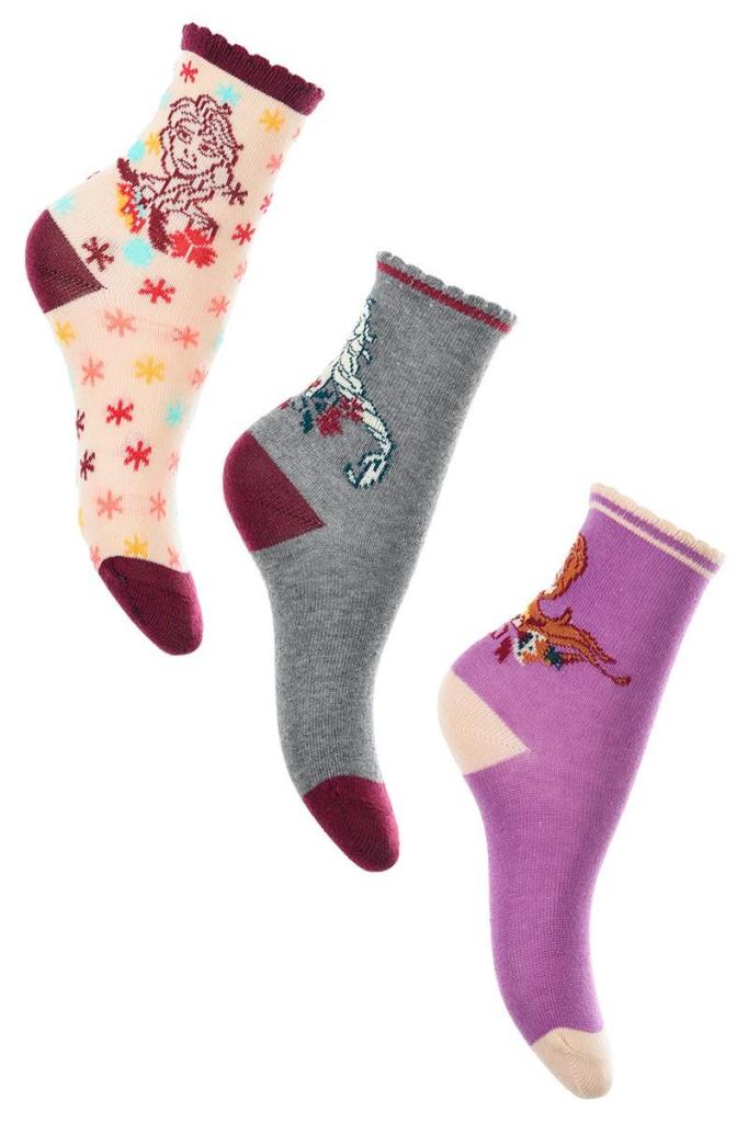 Ponožky Ľadové Kráľovstvo 3 kusy