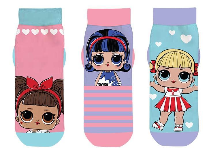 PONOŽKY LOL Surprise 3 ks