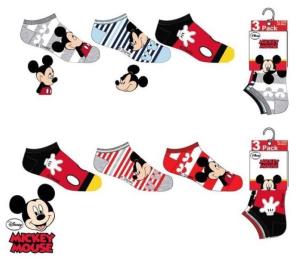 Ponožky Mickey 3ks , Velikost ponožky - 31-34 , Barva - Barevná
