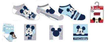 PONOŽKY MICKEY 3ks