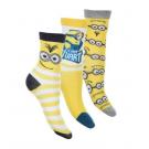 Ponožky MIMONI 3kusy , Velikost ponožky - 27-30 , Barva - Žltá
