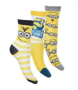 Ponožky MIMONI 3kusy , Velikost ponožky - 27-30 , Barva - Žltá