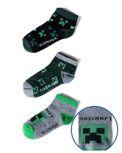 PONOŽKY MINECRAFT 3ks
