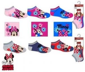Ponožky Minnie 3ks , Barva - Barevná