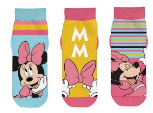 Ponožky Minnie 3ks , Velikost ponožky - 31-34 , Barva - Barevná