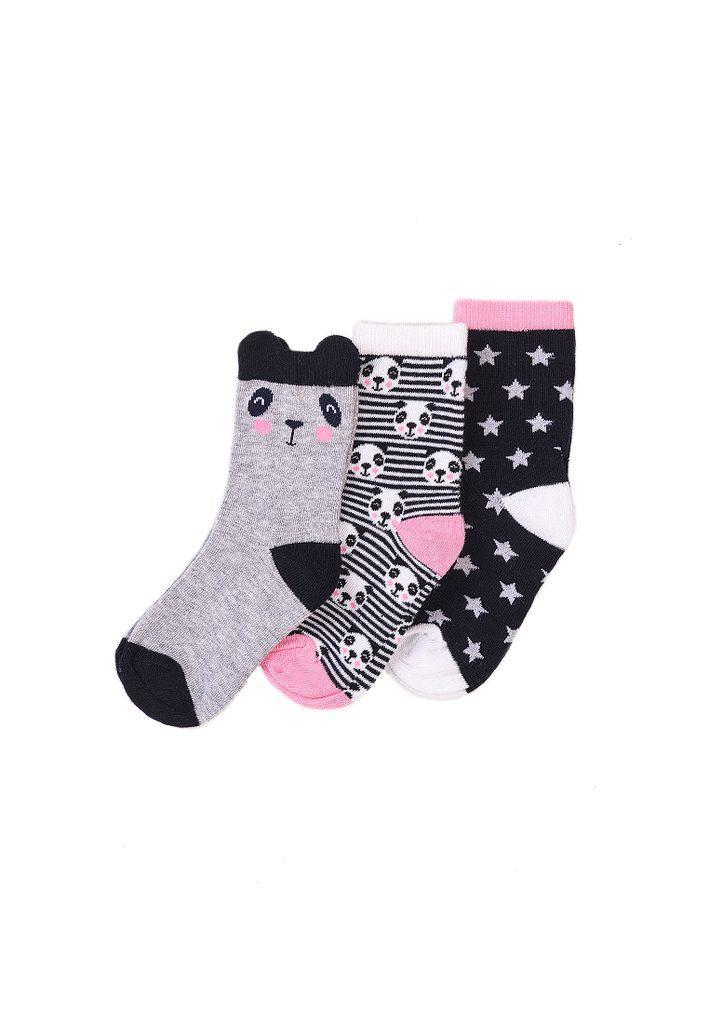Ponožky panda 3ks