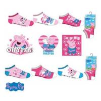 Ponožky Peppa Pig 3ks , Velikost ponožky - 23-26 , Barva - Ružová