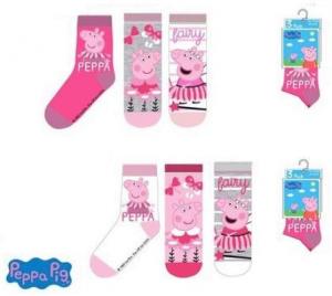 Ponožky Peppa Pig 3ks , Barva - Ružová
