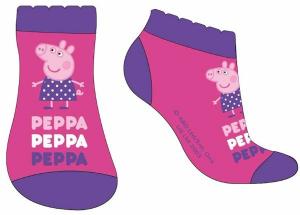 Ponožky Peppa Pig - členkové , Barva - Tmavo ružová