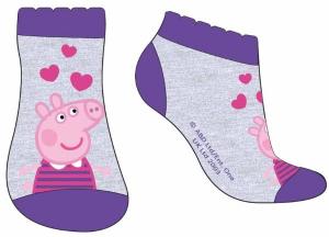 Ponožky Peppa Pig - členkové , Barva - Fialová