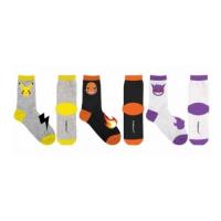 Ponožky Pokémon 3ks , Velikost ponožky - 23-26 , Barva - Barevná