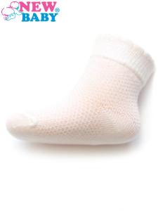 Ponožky so vzorom New Baby , Barva - Biela