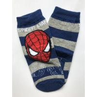 PONOŽKY SPIDERMAN H , Velikost ponožky - 23-26 , Barva - Šedo-modrá