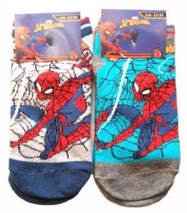 Ponožky Spiderman - členkové , Barva - Šedá