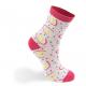 Ponožky veselé 3ks , Velikost ponožky - 27-30 , Barva - Ružová-1