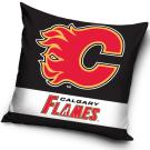 Obliečka Calgary Flames , Barva - Černo-červená , Rozměr textilu - 40x40