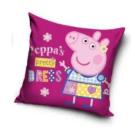 Povlak na vankúšik Peppa Pig , Barva - Malinová , Rozměr textilu - 40x40