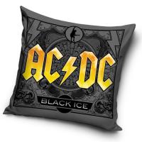 Obliečka na vankúšik AC/DC Black Ice Tour , Barva - Šedá , Rozměr textilu - 40x40