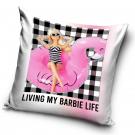 Obliečka na vankúšik Barbie Sweet Life , Barva - Biela , Rozměr textilu - 40x40