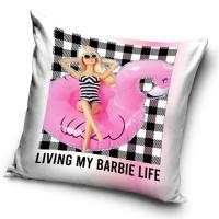 Obliečka na vankúšik Barbie Sweet Life , Barva - Biela , Rozměr textilu - 40x40