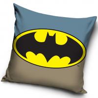 Povlak na vankúšik BATMAN Logo , Barva - Modro-šedá , Rozměr textilu - 40x40