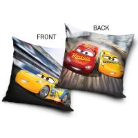 Obliečka na vankúšik Cars Blesk McQueen a Cruz Ramirez , Barva - Barevná , Rozměr textilu - 40x40