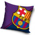 Povlak na polštářek FC Barcelona Bias , Barva - Červeno-modrá , Rozměr textilu - 40x40