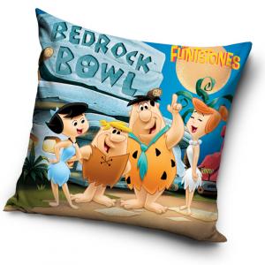 Povlak na vankúšik Flinstones Bedrock Bow , Rozměr textilu - 40x40