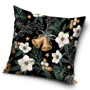 Obliečka na vankúšik Golden Bells , Barva - Zelená , Rozměr textilu - 40x40