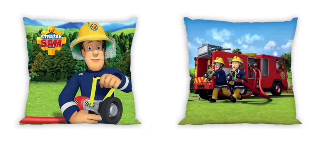 Obliečka na vankúšik Požiarnik Sam les