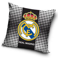Povlak na vankúšik Real Madrid Black Dots , Barva - Čierna , Rozměr textilu - 40x40