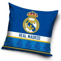 Povlak na vankúšik Real Madrid Blue Shields , Barva - Modrá , Rozměr textilu - 40x40
