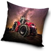 Povlak na polštářek Traktor Noční Obloha , Barva - Hnedá , Rozměr textilu - 40x40